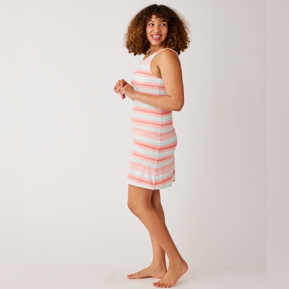 Carve Designs Zuri Dress in Lagos, Striped, Open Back, Built-in Bra, XL, NWT - Picture 5 of 15